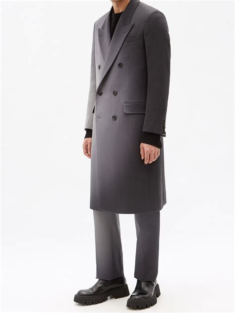 fendi ombre wool twill trench coat